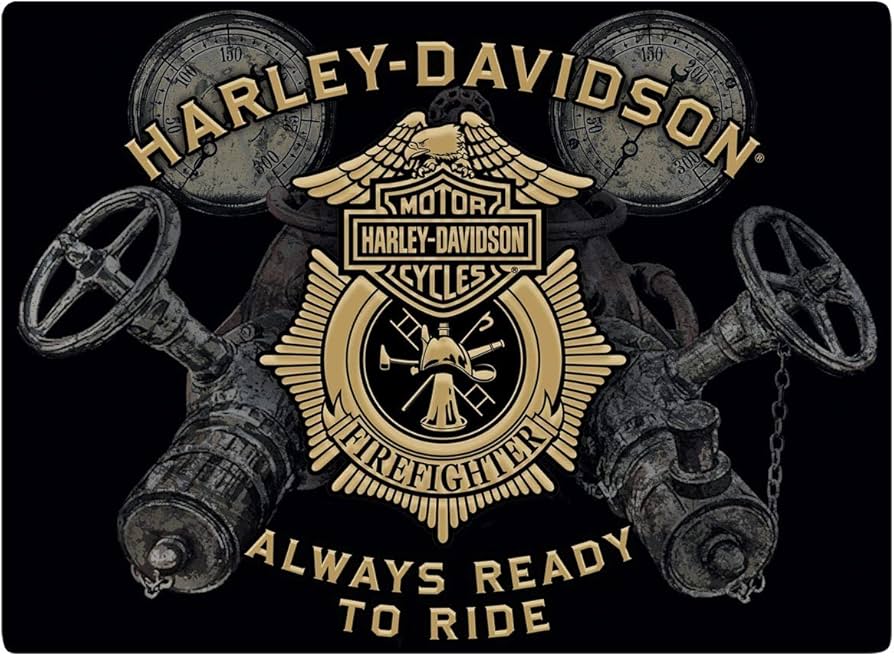 Amazon.com: Harley-Davidson Fire Department Sign Gauges Always